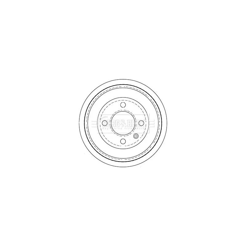 Tambour de frein BORG & BECK BBR7256