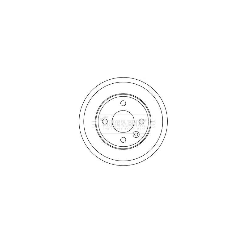 Tambour de frein BORG & BECK BBR7257