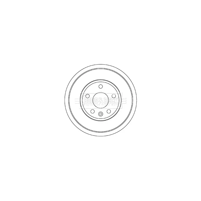 Tambour de frein BORG & BECK BBR7258