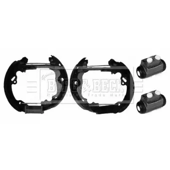 Kit de freins arrière (prémontés) BORG & BECK BBS1045K