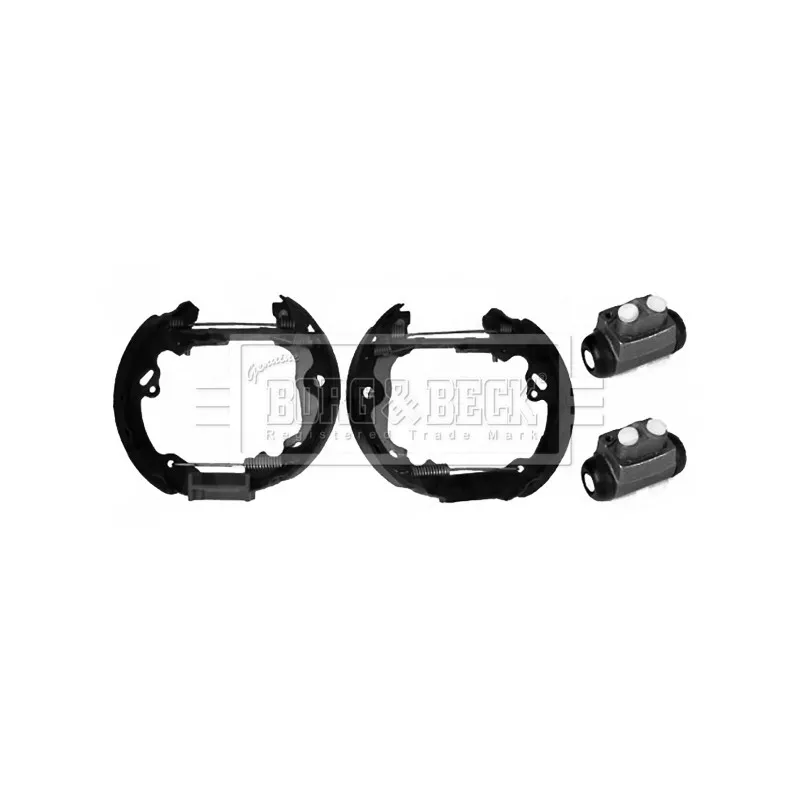 Kit de freins arrière (prémontés) BORG & BECK BBS1045K