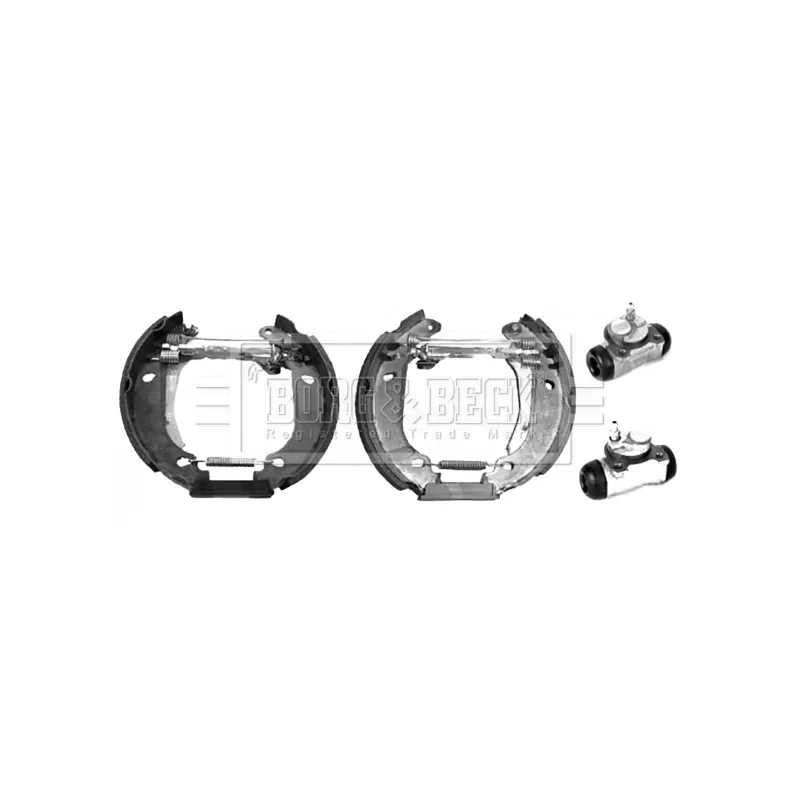 Kit de freins arrière (prémontés) BORG & BECK BBS1058K
