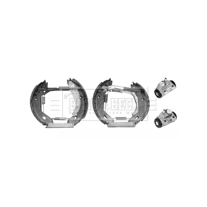 Kit de freins arrière (prémontés) BORG & BECK BBS1065K