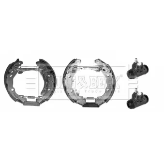 Kit de freins arrière (prémontés) BORG & BECK BBS1140K