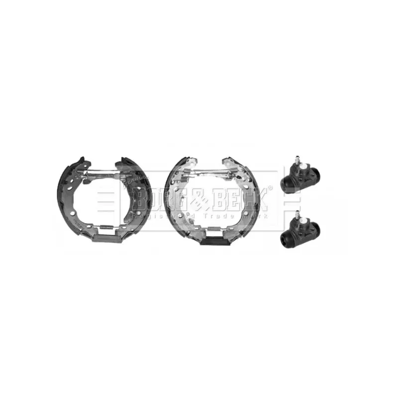 Kit de freins arrière (prémontés) BORG & BECK BBS1140K