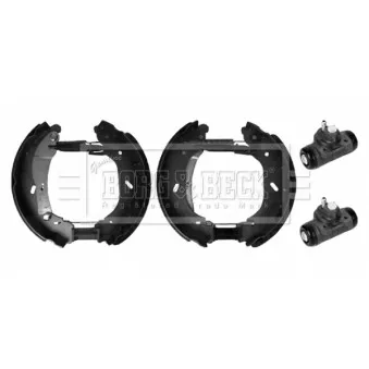 Kit de freins arrière (prémontés) BORG & BECK BBS1145K