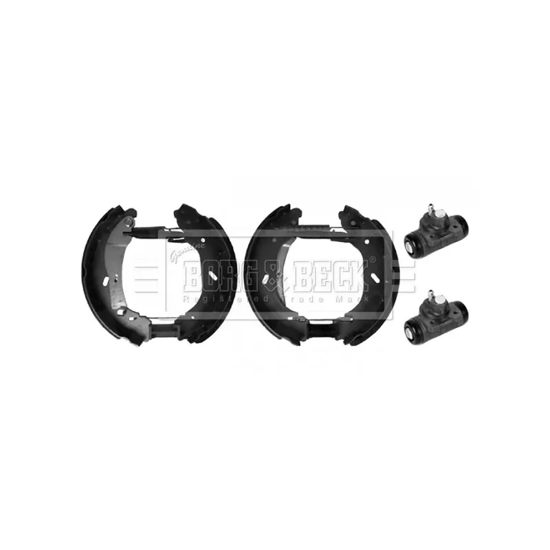 Kit de freins arrière (prémontés) BORG & BECK BBS1145K