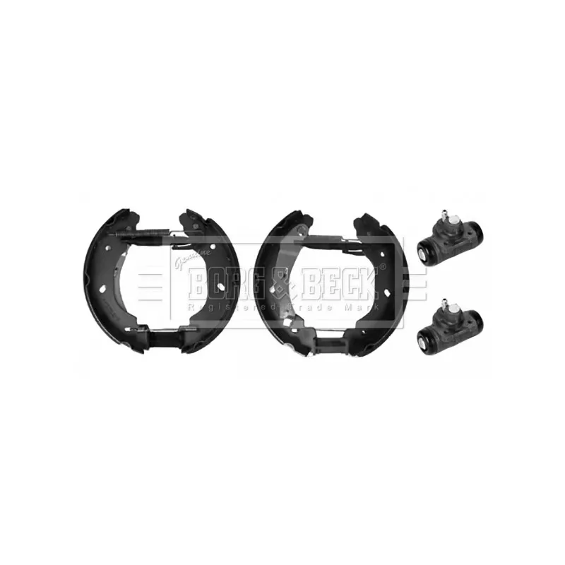 Kit de freins arrière (prémontés) BORG & BECK BBS1146K