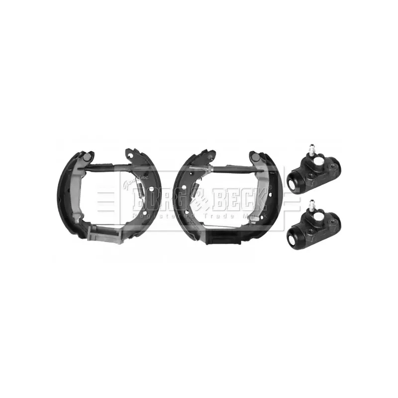 Kit de freins arrière (prémontés) BORG & BECK BBS1148K