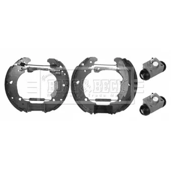 Kit de freins arrière (prémontés) BORG & BECK BBS1153K