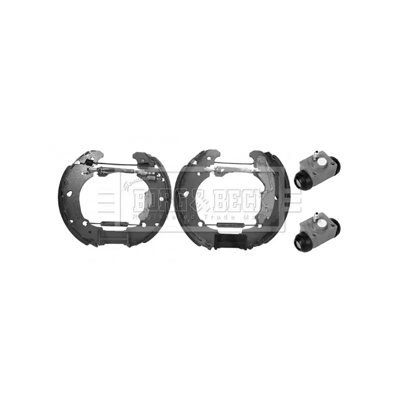 Kit de freins arrière (prémontés) BORG & BECK BBS1153K