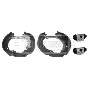 Kit de freins arrière (prémontés) BORG & BECK BBS1154K