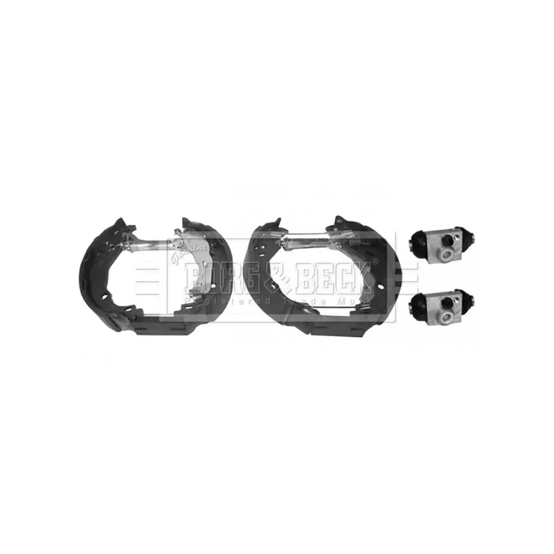 Kit de freins arrière (prémontés) BORG & BECK BBS1154K