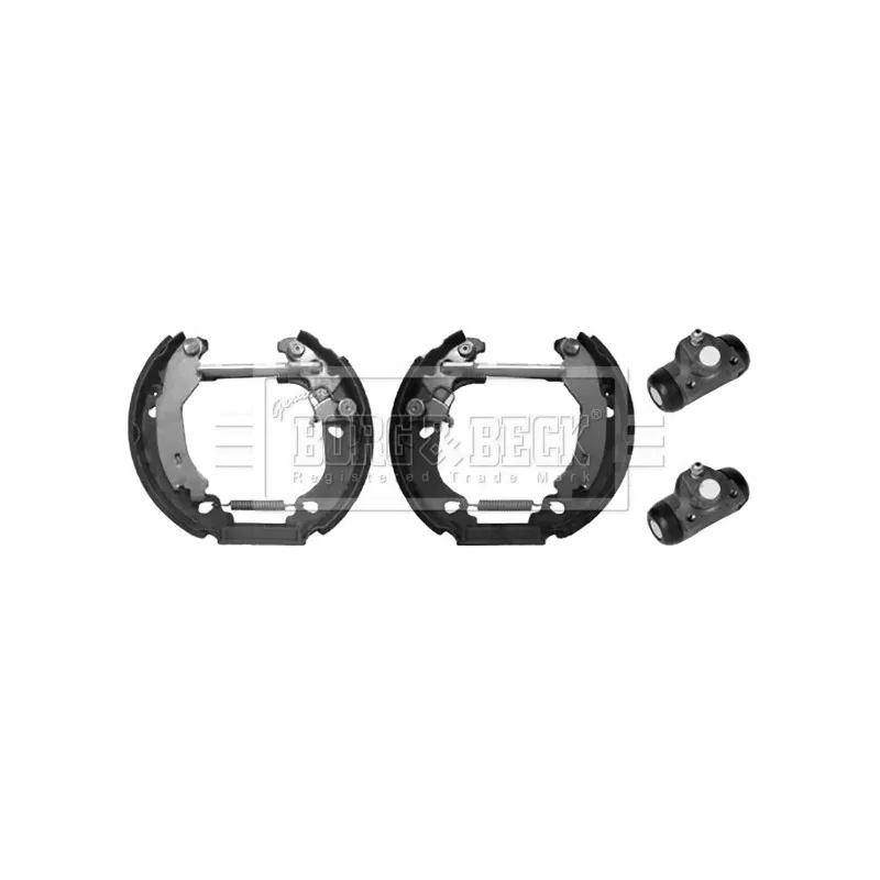 Kit de freins arrière (prémontés) BORG & BECK BBS1155K