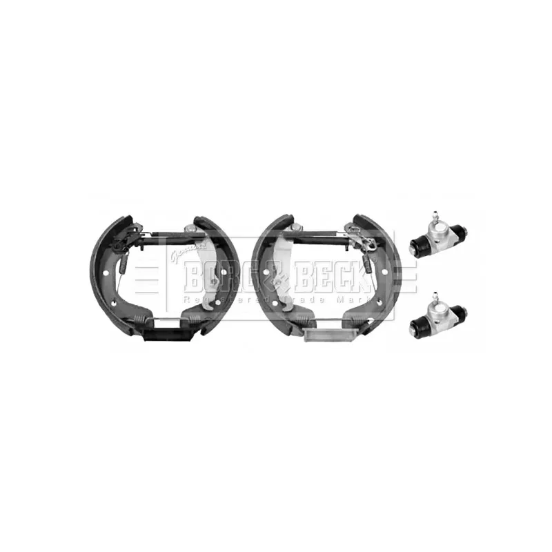 Kit de freins arrière (prémontés) BORG & BECK BBS1156K