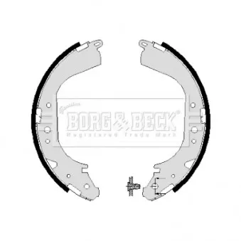 Jeu de mâchoires de frein BORG & BECK BBS6004