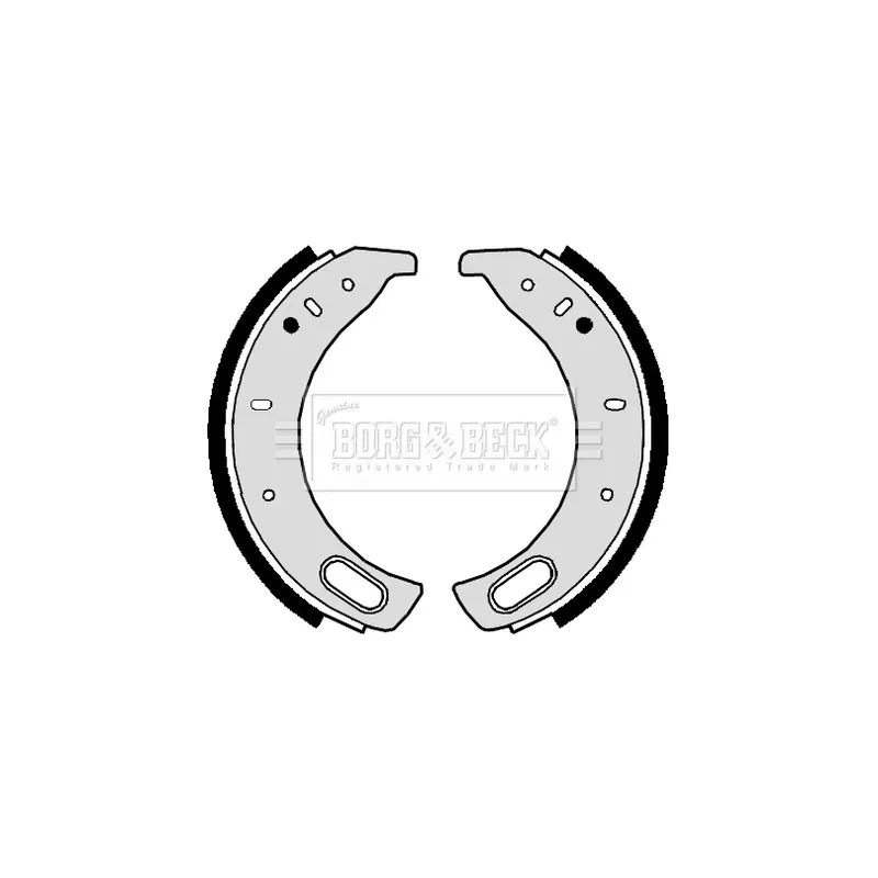 Jeu de mâchoires de frein BORG & BECK BBS6014
