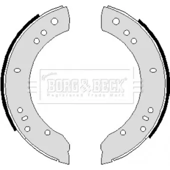 Jeu de mâchoires de frein BORG & BECK