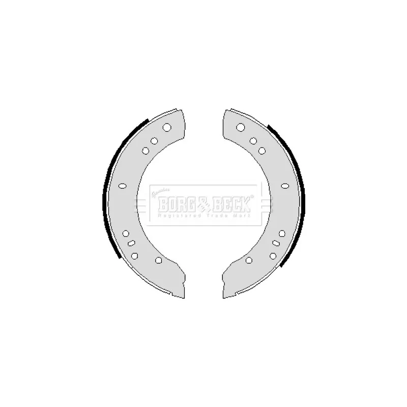 Jeu de mâchoires de frein BORG & BECK BBS6016