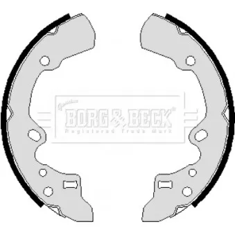 Jeu de mâchoires de frein BORG & BECK BBS6063