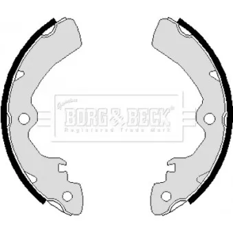 Jeu de mâchoires de frein BORG & BECK BBS6066