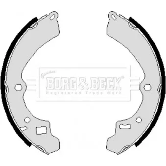 Jeu de mâchoires de frein BORG & BECK BBS6069