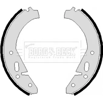 Jeu de mâchoires de frein BORG & BECK