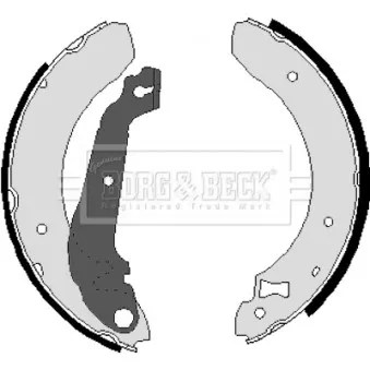 Jeu de mâchoires de frein BORG & BECK BBS6090