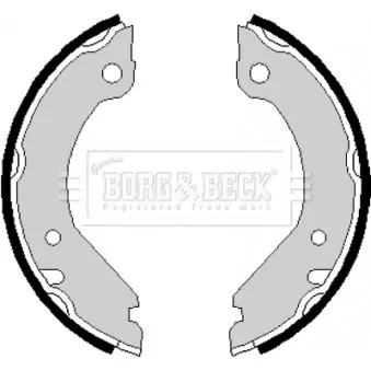 Jeu de mâchoires de frein BORG & BECK BBS6134