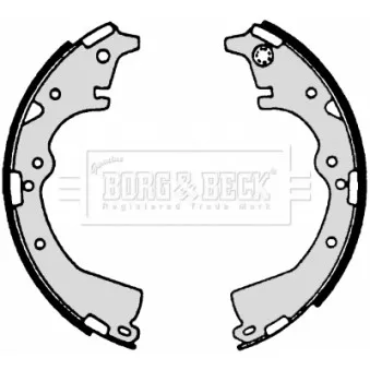Jeu de mâchoires de frein BORG & BECK BBS6177
