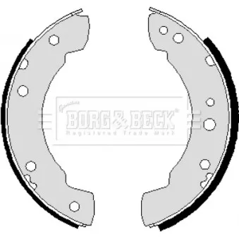 Jeu de mâchoires de frein BORG & BECK BBS6229