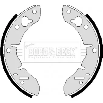 Jeu de mâchoires de frein BORG & BECK BBS6247