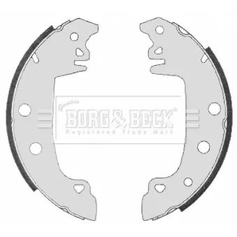 Jeu de mâchoires de frein BORG & BECK BBS6305