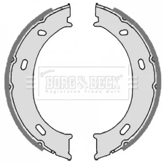 Jeu de mâchoires de frein BORG & BECK BBS6327