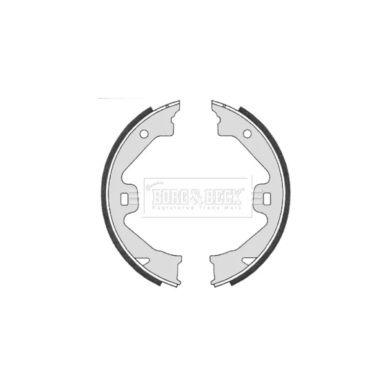 Jeu de mâchoires de frein BORG & BECK BBS6331