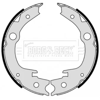 Jeu de mâchoires de frein BORG & BECK BBS6342