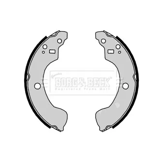 Jeu de mâchoires de frein BORG & BECK BBS6358