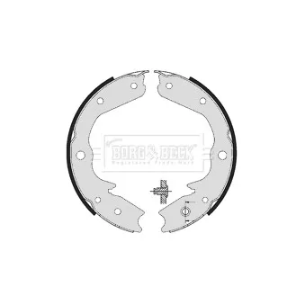 Jeu de mâchoires de frein BORG & BECK BBS6361