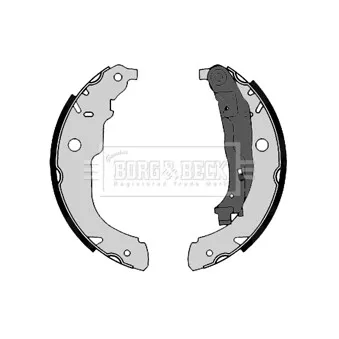 Jeu de mâchoires de frein BORG & BECK BBS6366