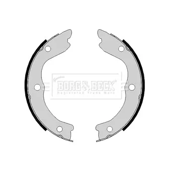 Jeu de mâchoires de frein BORG & BECK BBS6370