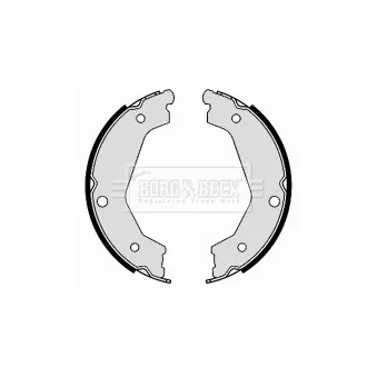 Jeu de mâchoires de frein BORG & BECK