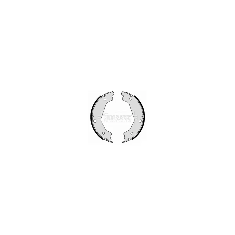 Jeu de mâchoires de frein BORG & BECK BBS6380