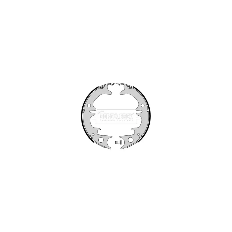 Jeu de mâchoires de frein BORG & BECK BBS6384