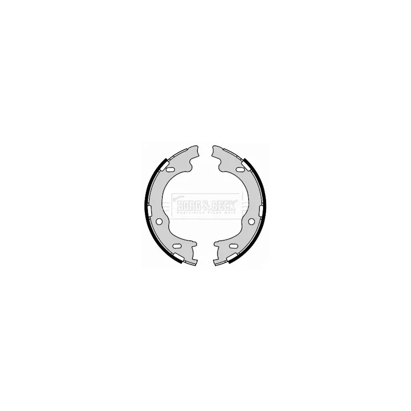 Jeu de mâchoires de frein BORG & BECK BBS6400