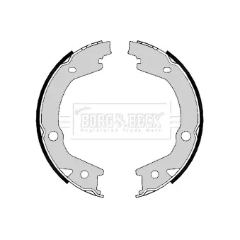 Jeu de mâchoires de frein BORG & BECK BBS6406