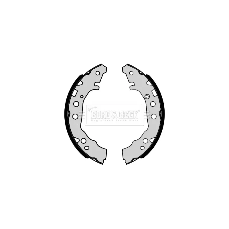 Jeu de mâchoires de frein BORG & BECK BBS6454