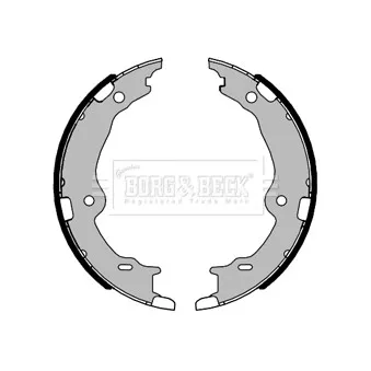 Jeu de mâchoires de frein BORG & BECK