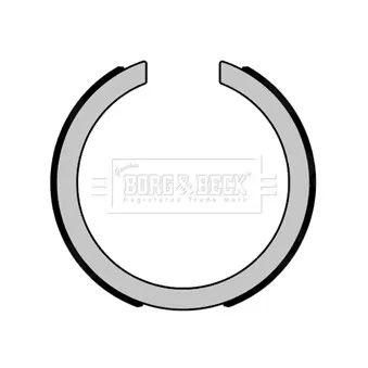 Jeu de mâchoires de frein BORG & BECK BBS6486