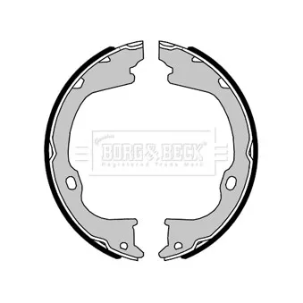 Jeu de mâchoires de frein BORG & BECK BBS6489
