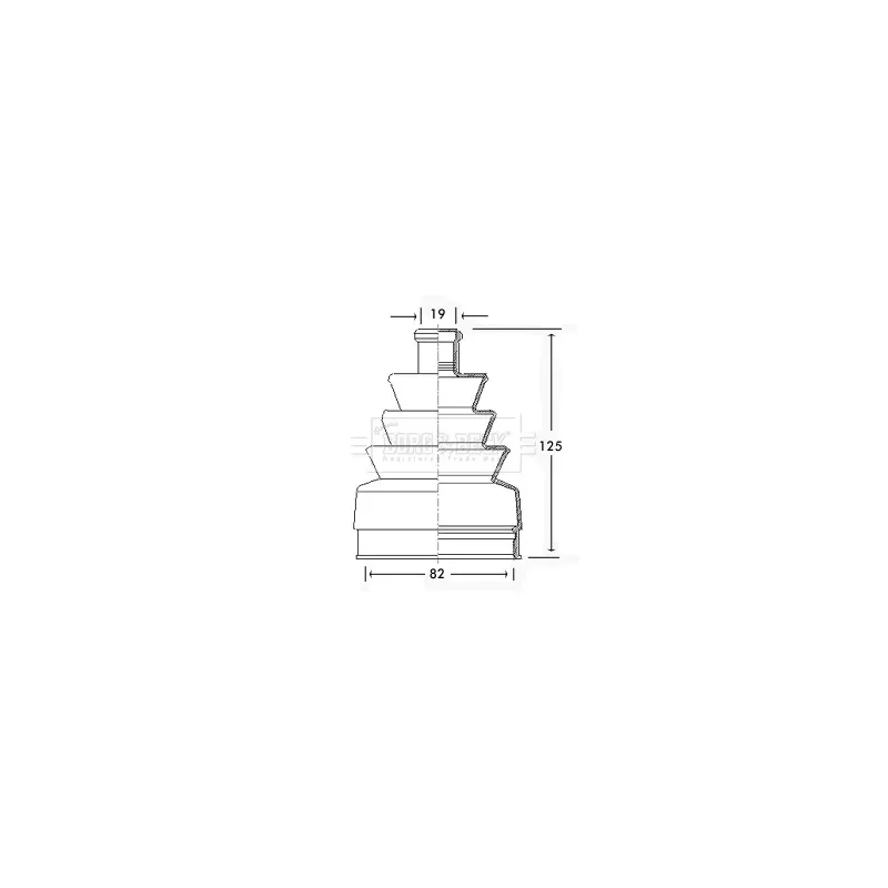 Joint-soufflet, arbre de commande BORG & BECK BCB2249